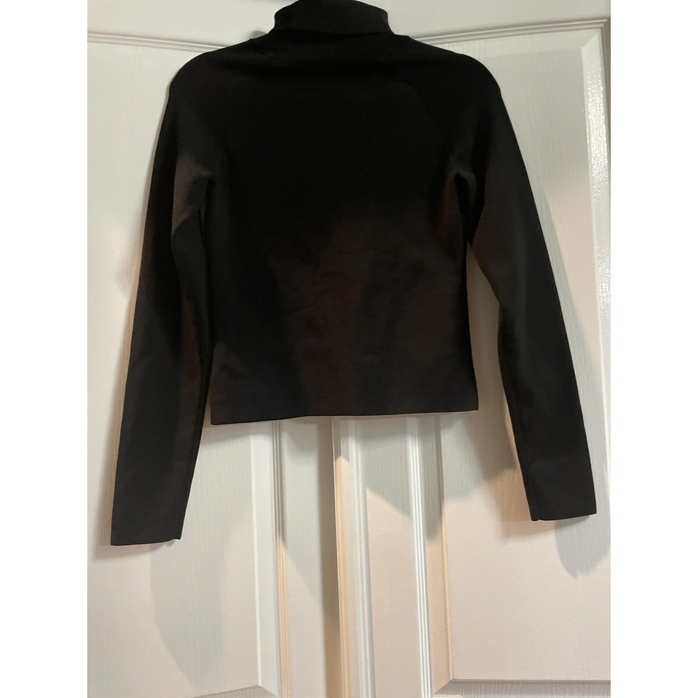 ASTR The Label Sweater Womens Medium Black Cutout Turtleneck Long Sleeve AT17392 - Picture 2 of 16